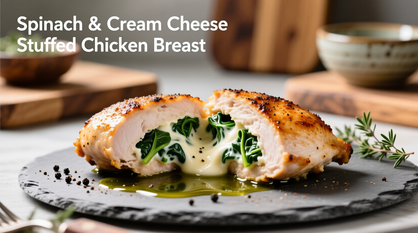 Perfect Spinach Cream Cheese Stuffed Chicken Breast Recipe