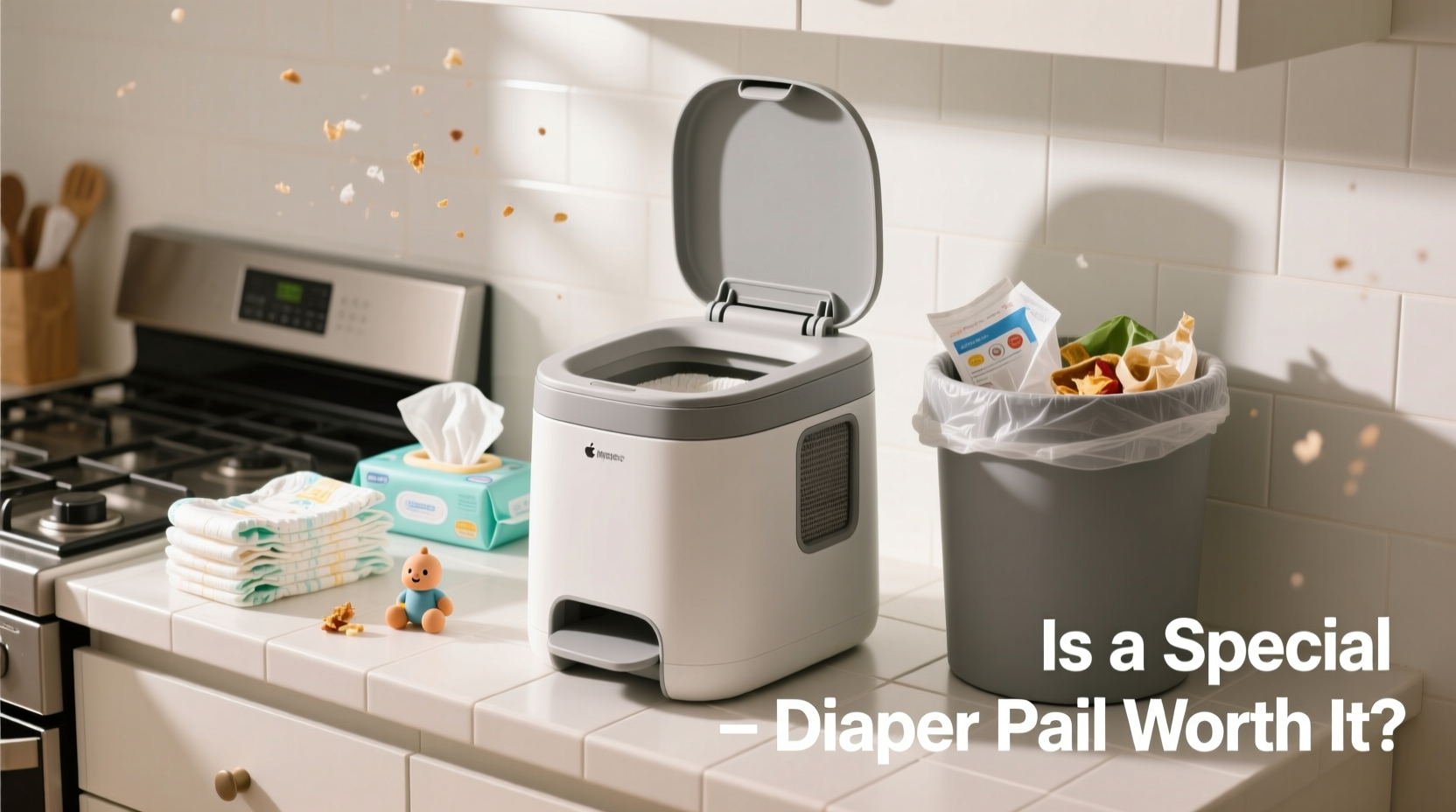 diaper pail vs regular trash can is a special diaper pail really worth it