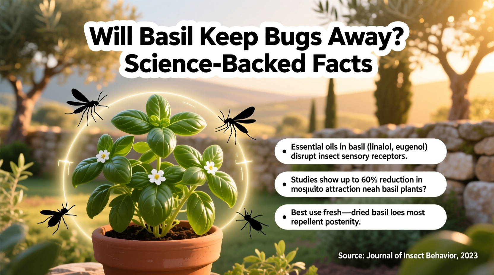 Will Basil Keep Bugs Away? Science-Backed Facts
