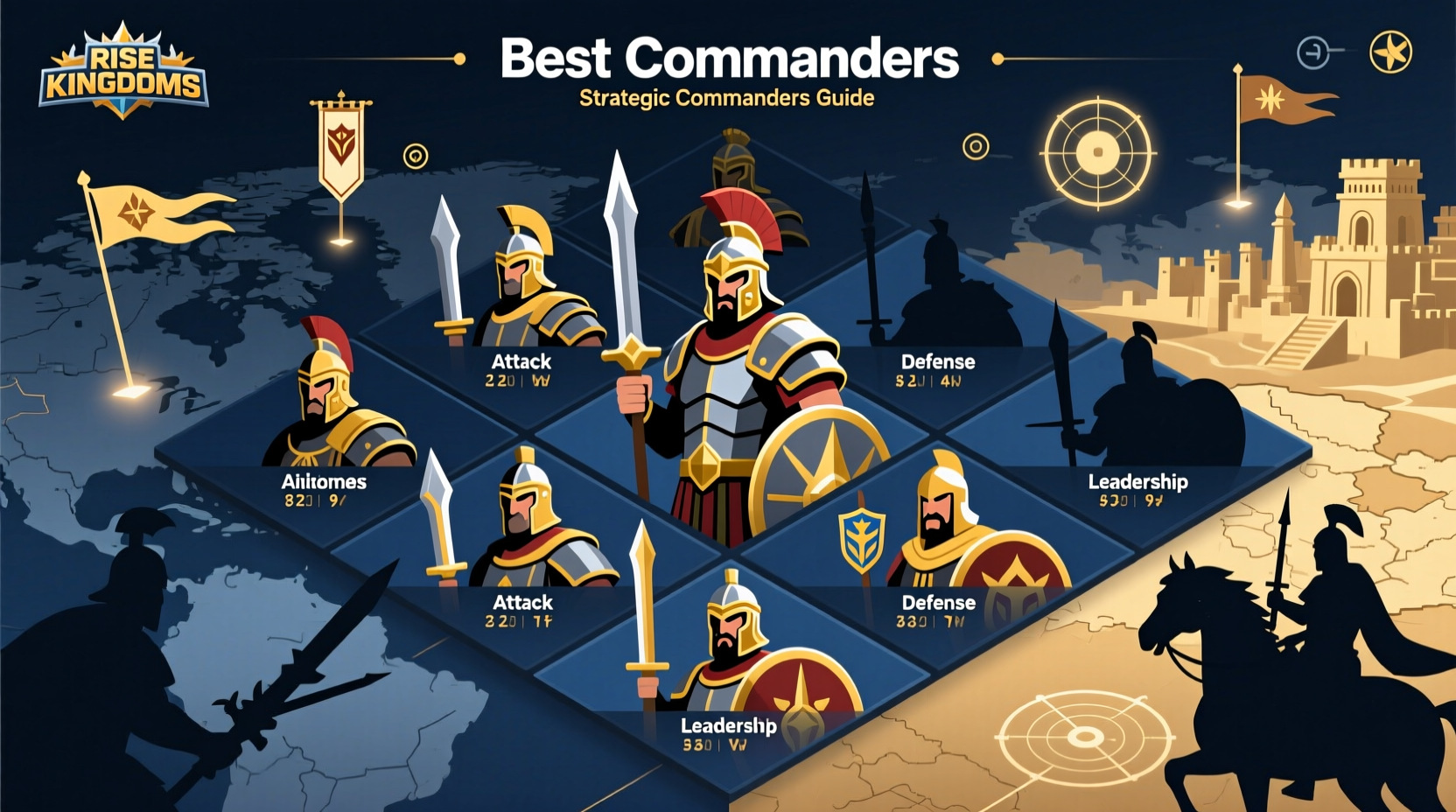 guide to the best commanders in rise of kingdoms