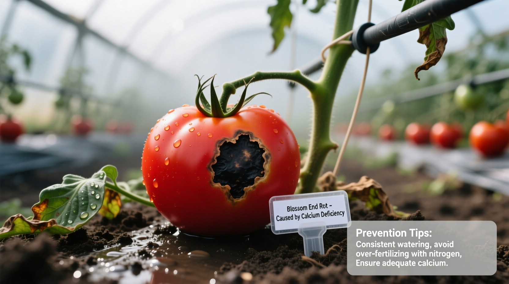 tomatoes black on the bottom causes how to prevent it