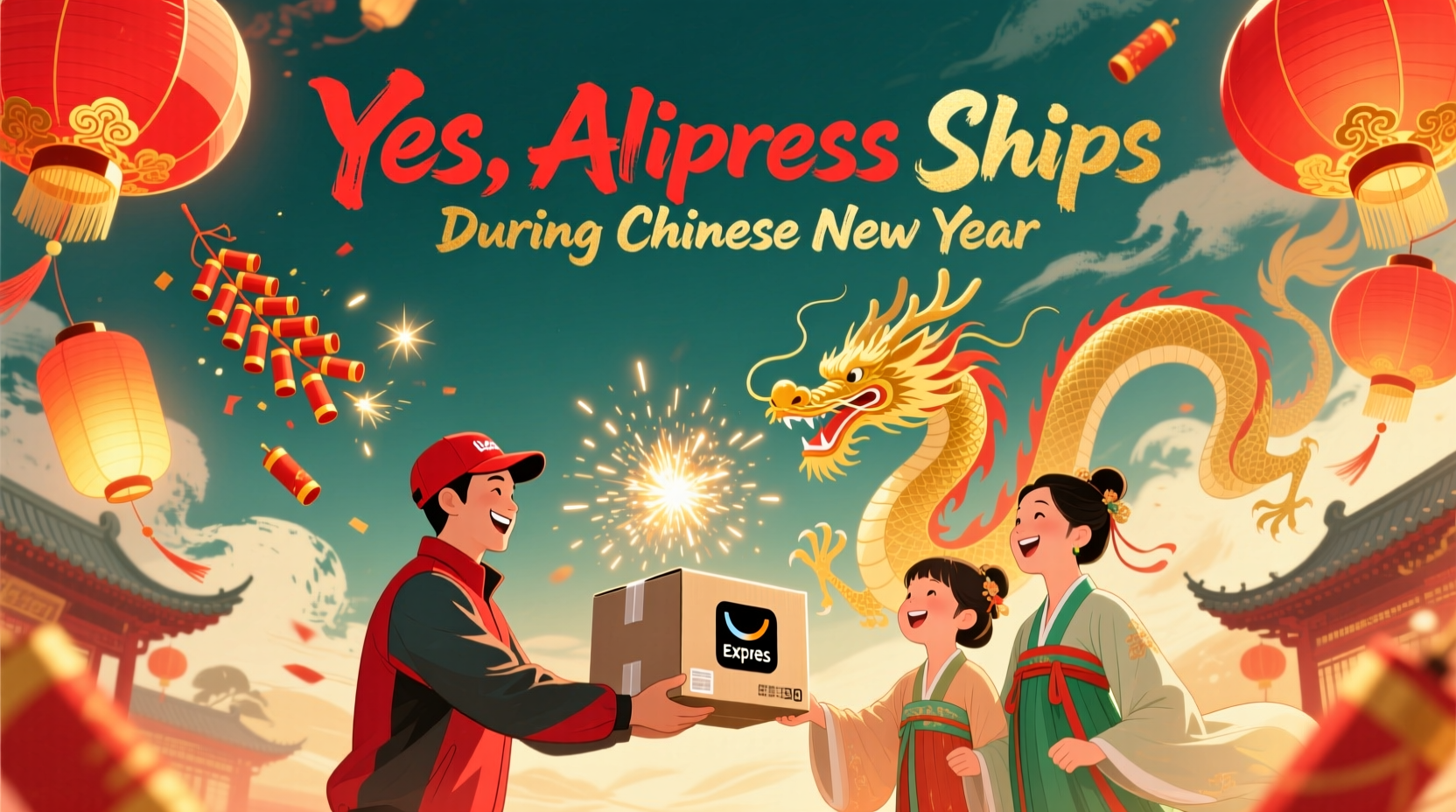 does aliexpress ship during chinese new year