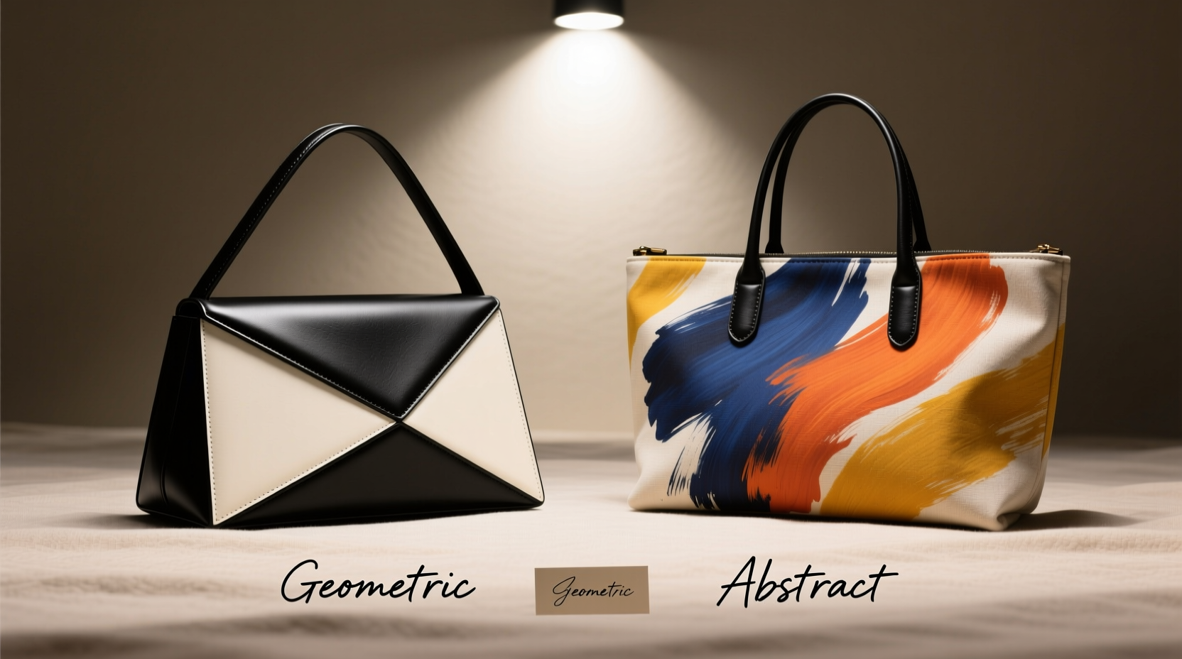 geometric bag vs abstract print bag which one actually gets more compliments
