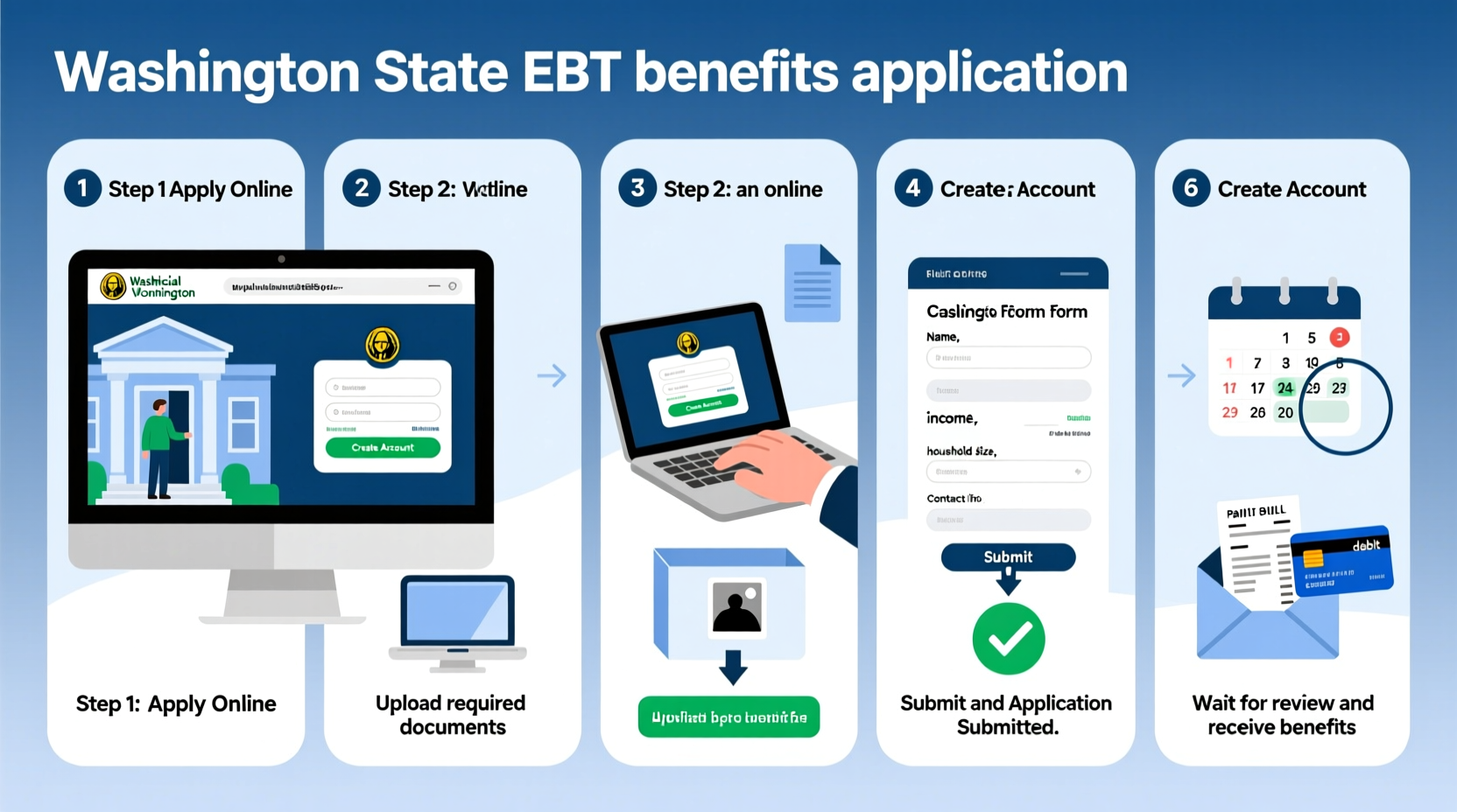 step by step guide to applying for ebt benefits in washington state