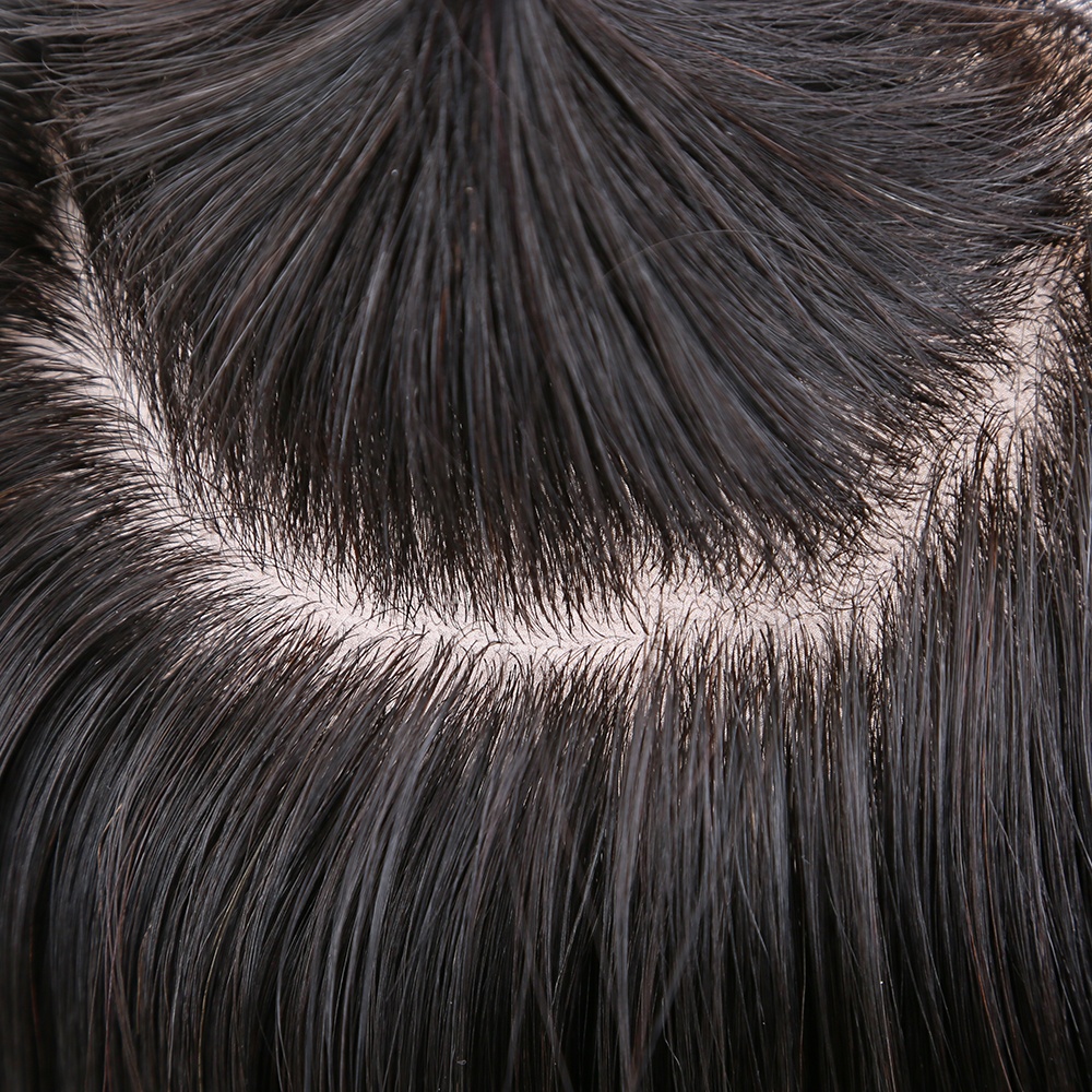 hair toupee cuticle aligned virgin brazilian human hair invisible knots silk base hair topper for women