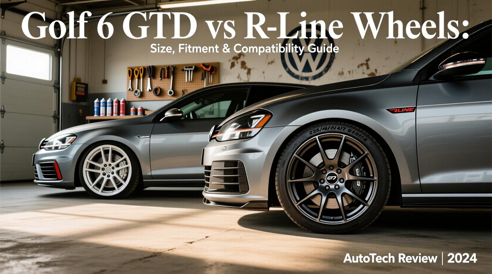 golf6 gtd vs rline wheel