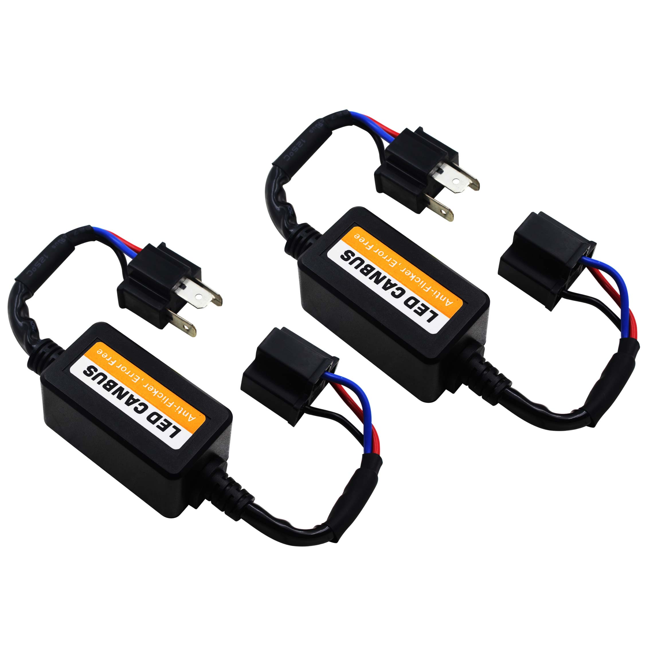 Qiilu Decodificador LED Canbus H7: Resistencias Antiparpadeo (2 Piezas) PVC 9-12V