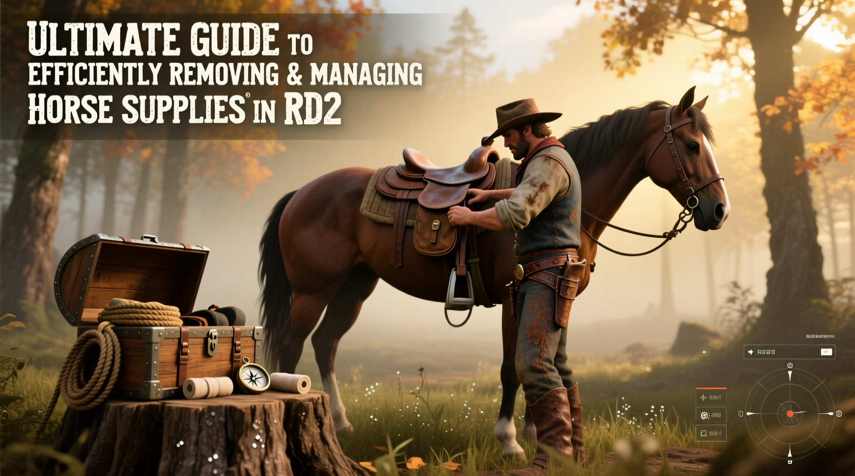 ultimate guide to efficiently removing and managing horse supplies in rdr2