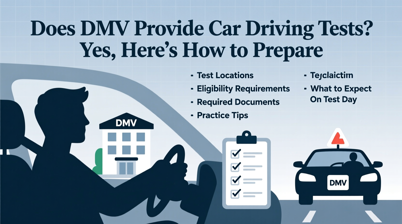 does dmv provide car driving test