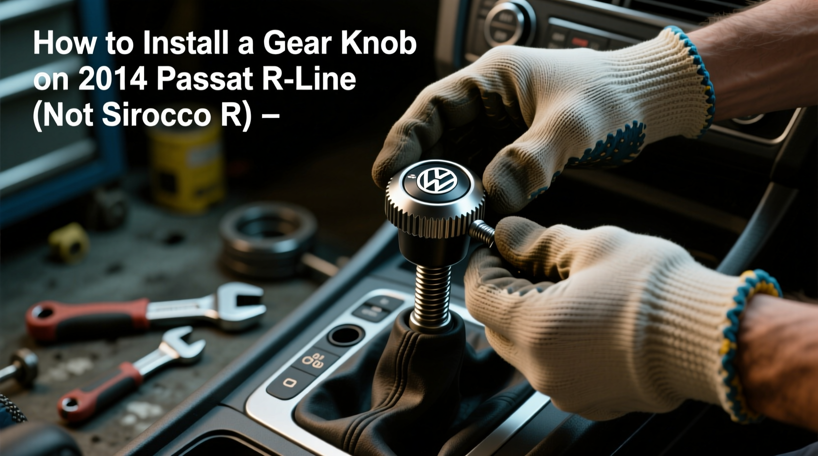 How to Install a Gear Knob on 2014 Passat R-Line (Not Sirocco R)