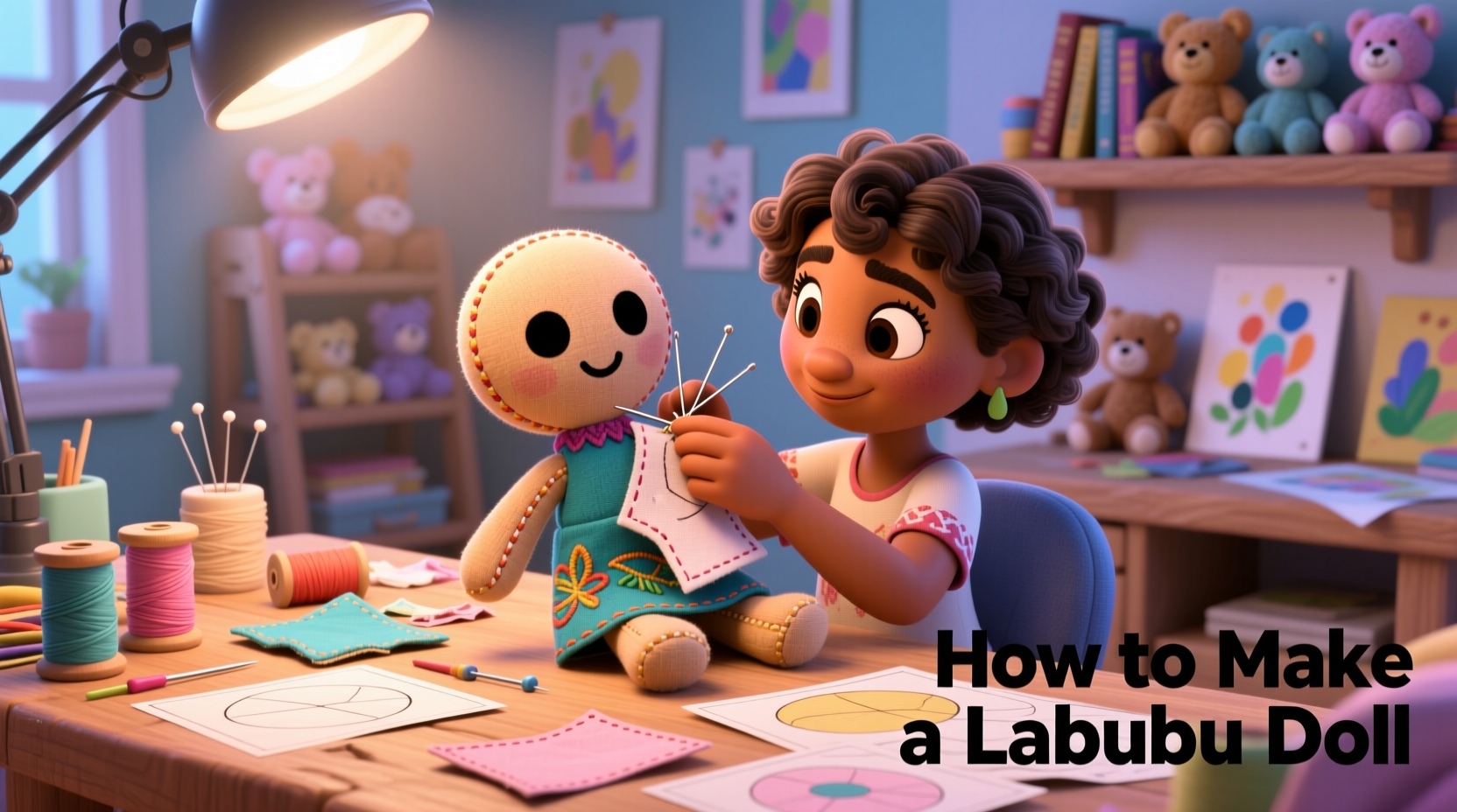 how to make a labubu doll