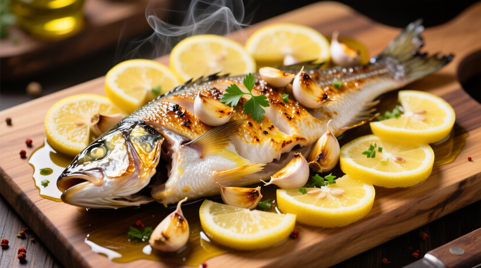 lemon and garlic tilapia