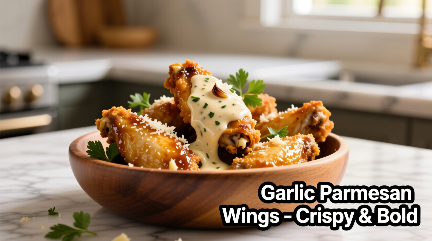 Perfect Garlic Parmesan Sauce for Wings Recipe
