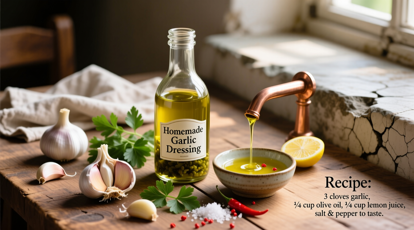 garlic salad dressing recipe