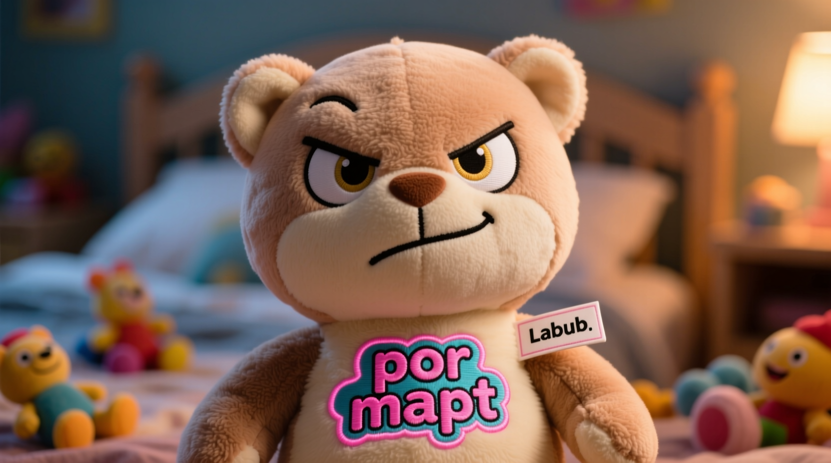 why does my labubu say por mapt