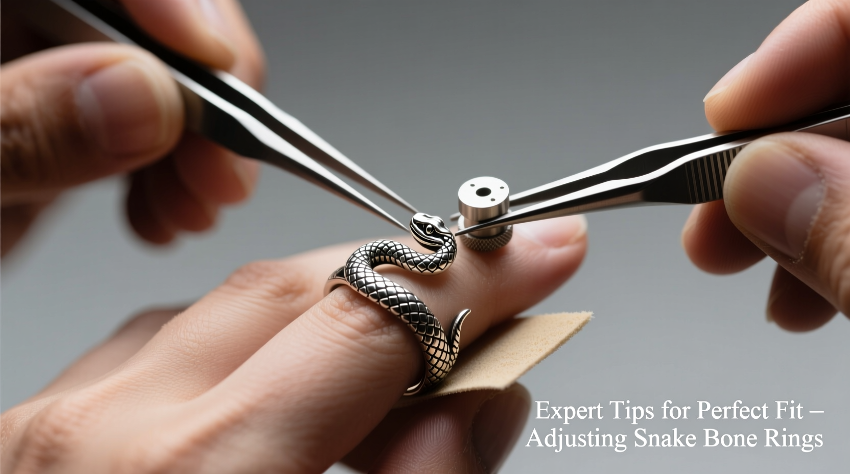 expert tips for adjusting a snake bone ring to achieve the perfect fit