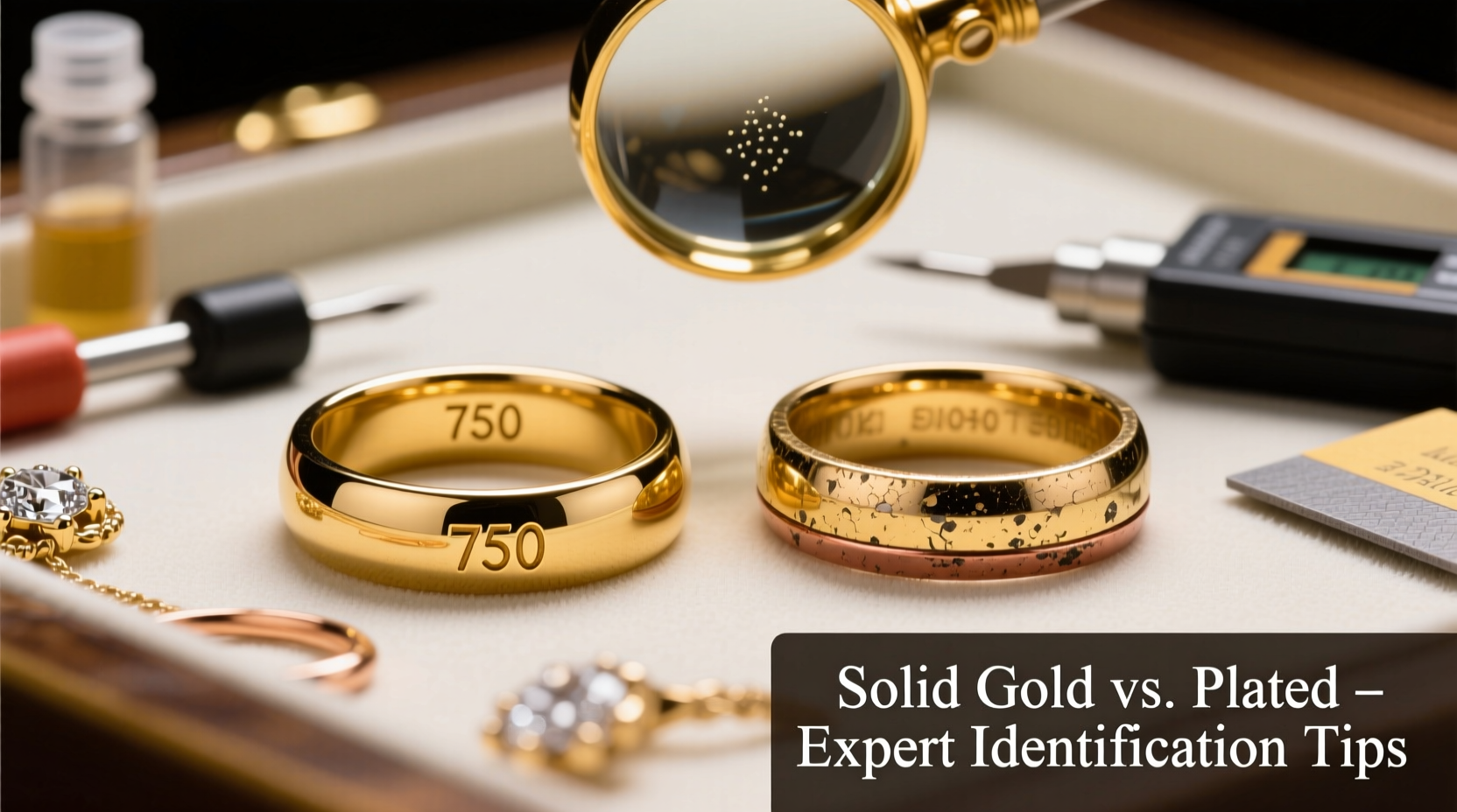 how to identify solid gold vs gold plated rings expert tips for accurate testing