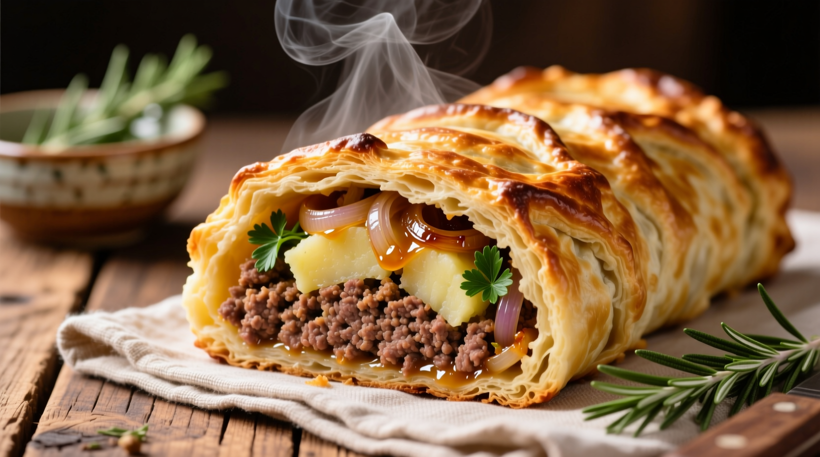 Perfect Hearty Minced Meat and Potato Roll Recipe Guide