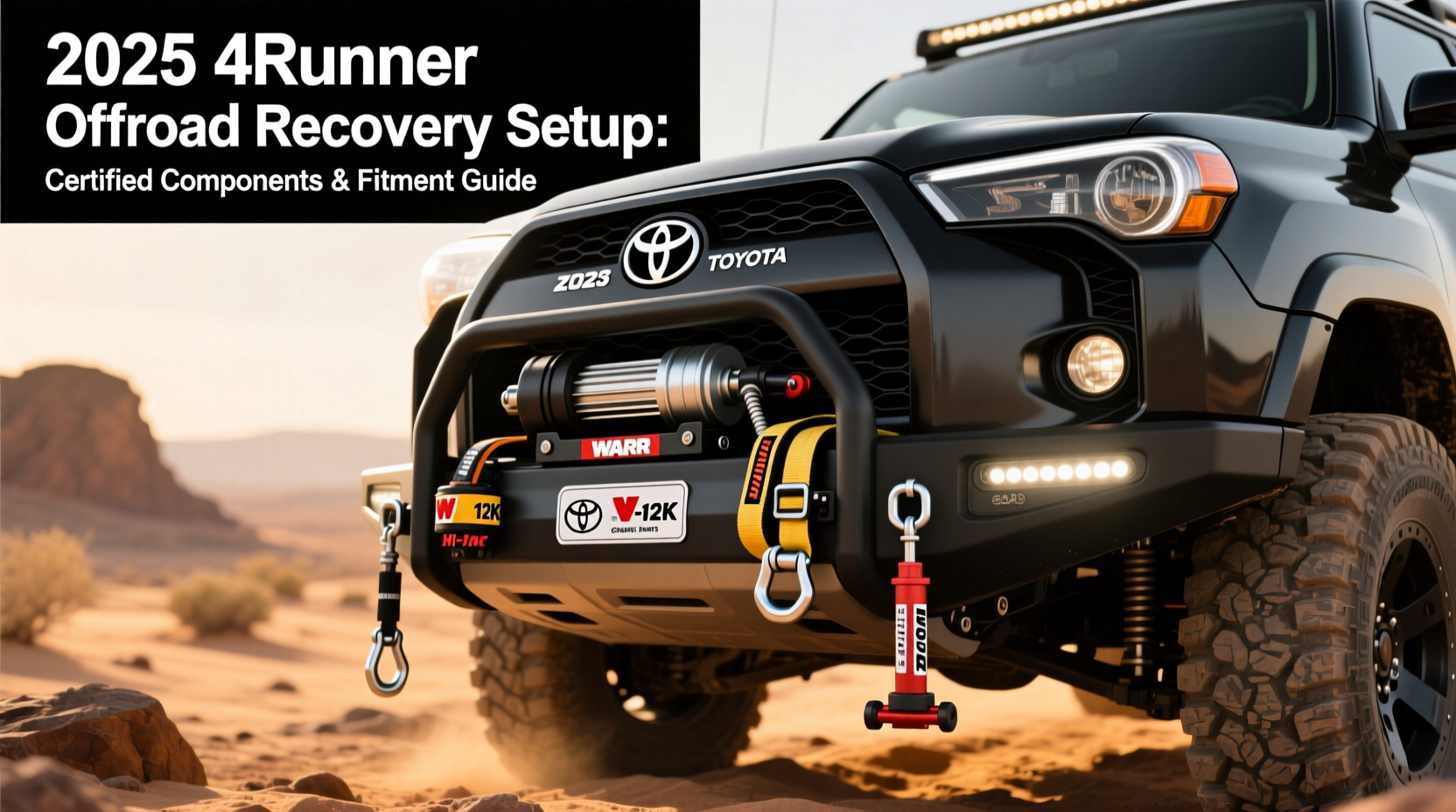 2025 4runner offroad recovery setup
