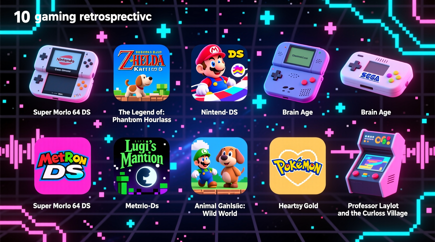 top 10 best nintendo ds games and retro game consoles to try now