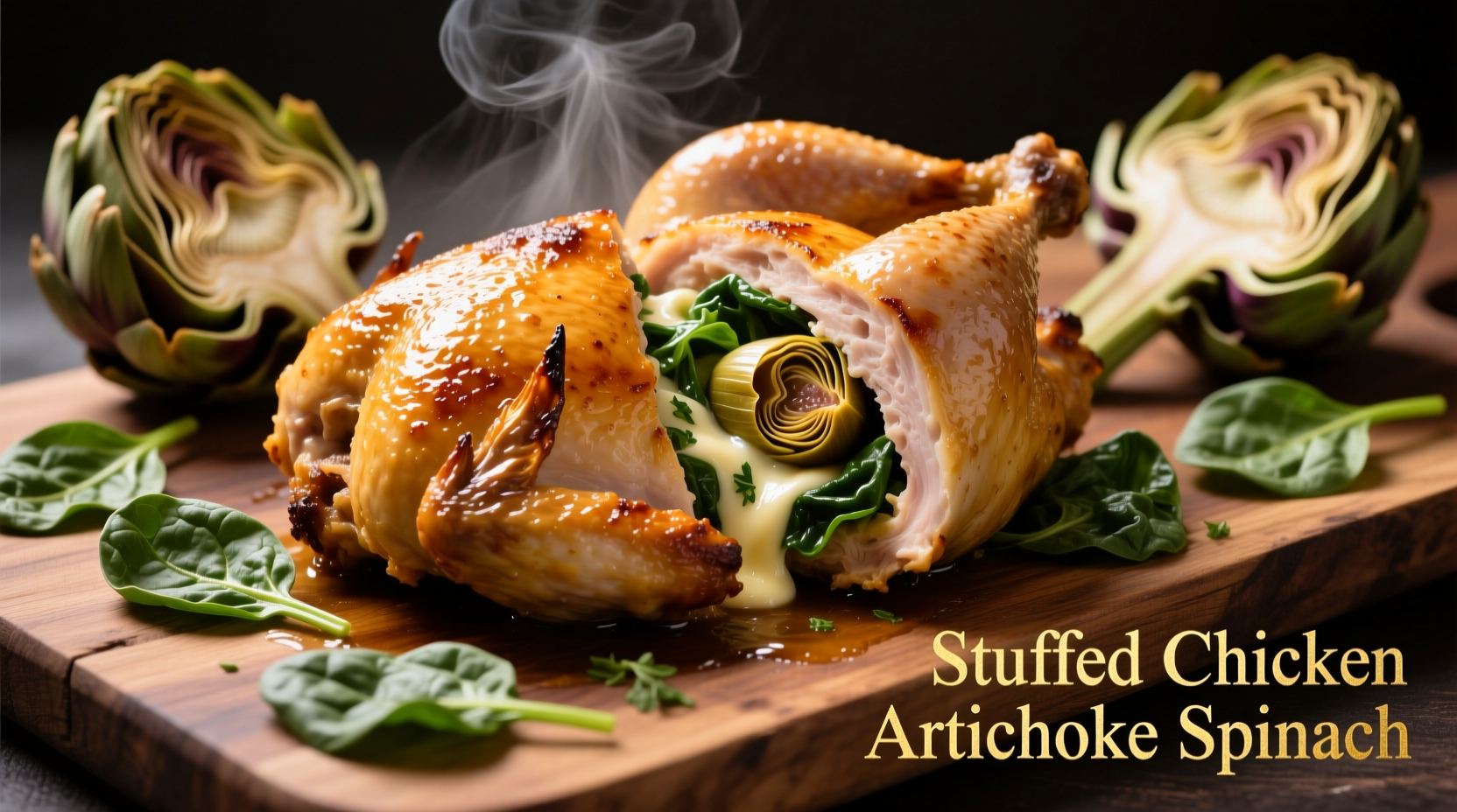 Perfect Stuffed Chicken with Artichoke & Spinach Recipe