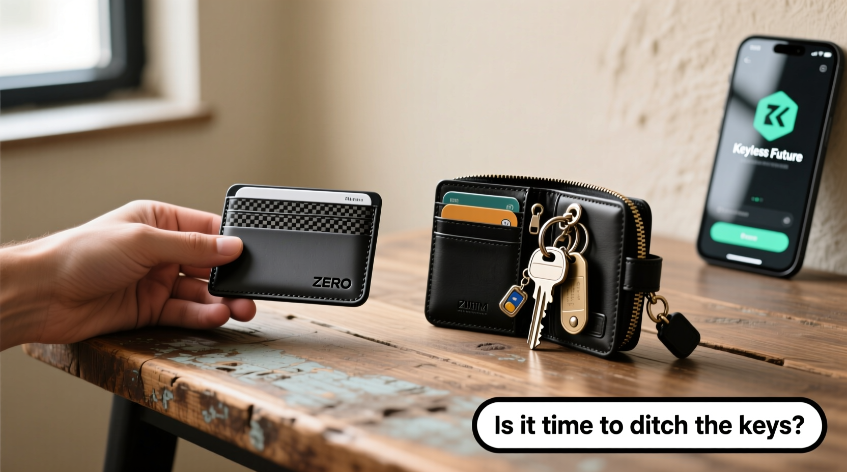 zero wallet vs keychain wallet is it time to ditch the keys for something slimmer