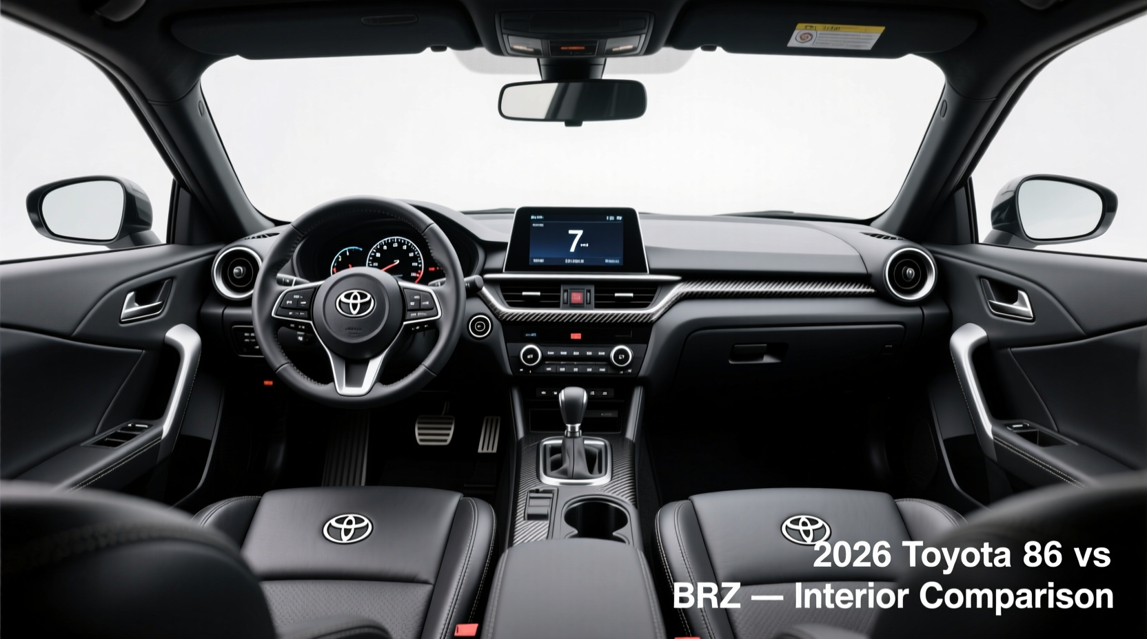 toyota 86 vs brz interior 2026