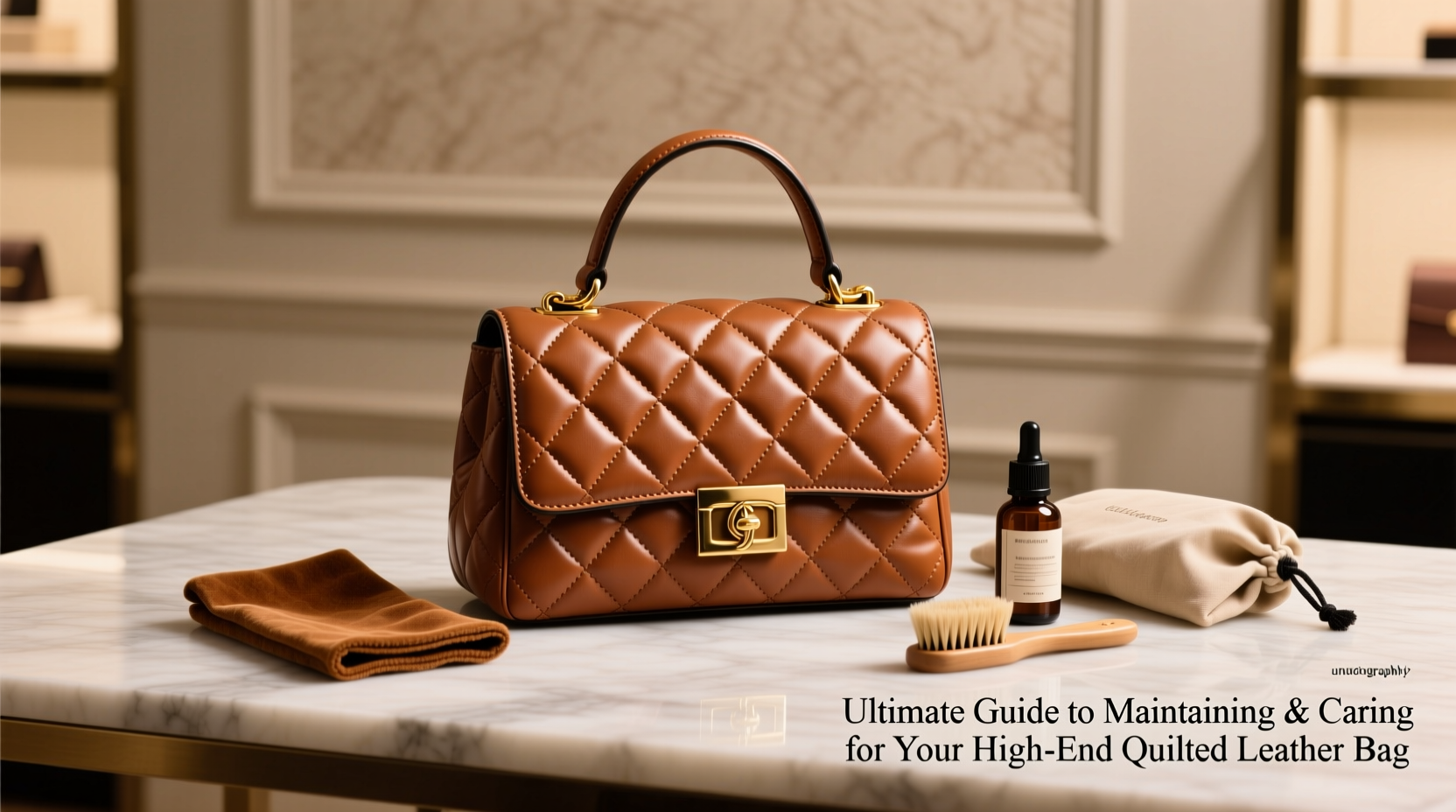 ultimate guide to maintaining and caring for your high end quilted leather bag