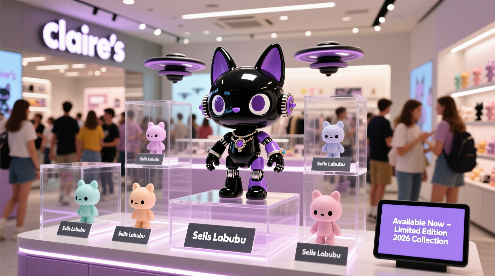 does claires sell labubu