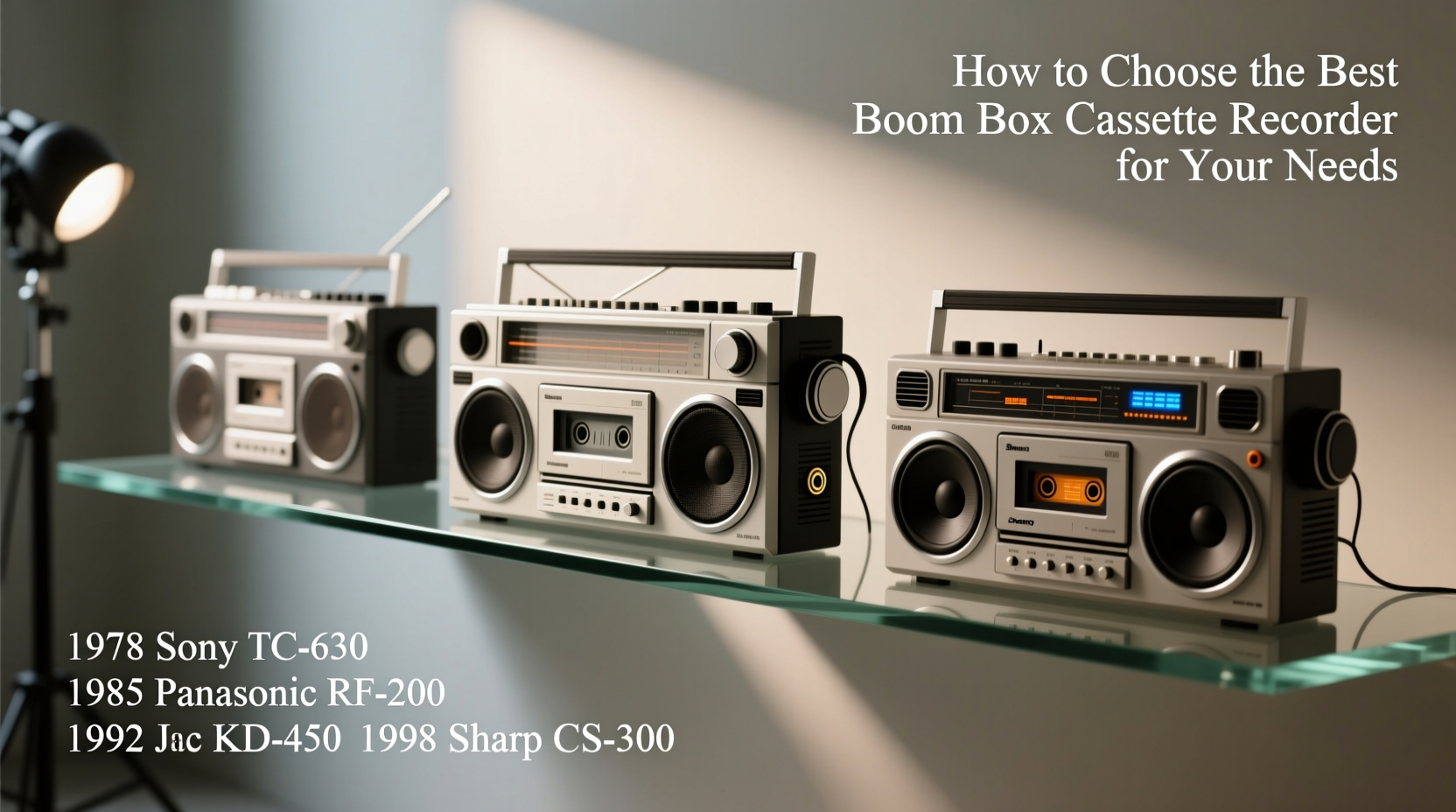 boom box cassette recorder