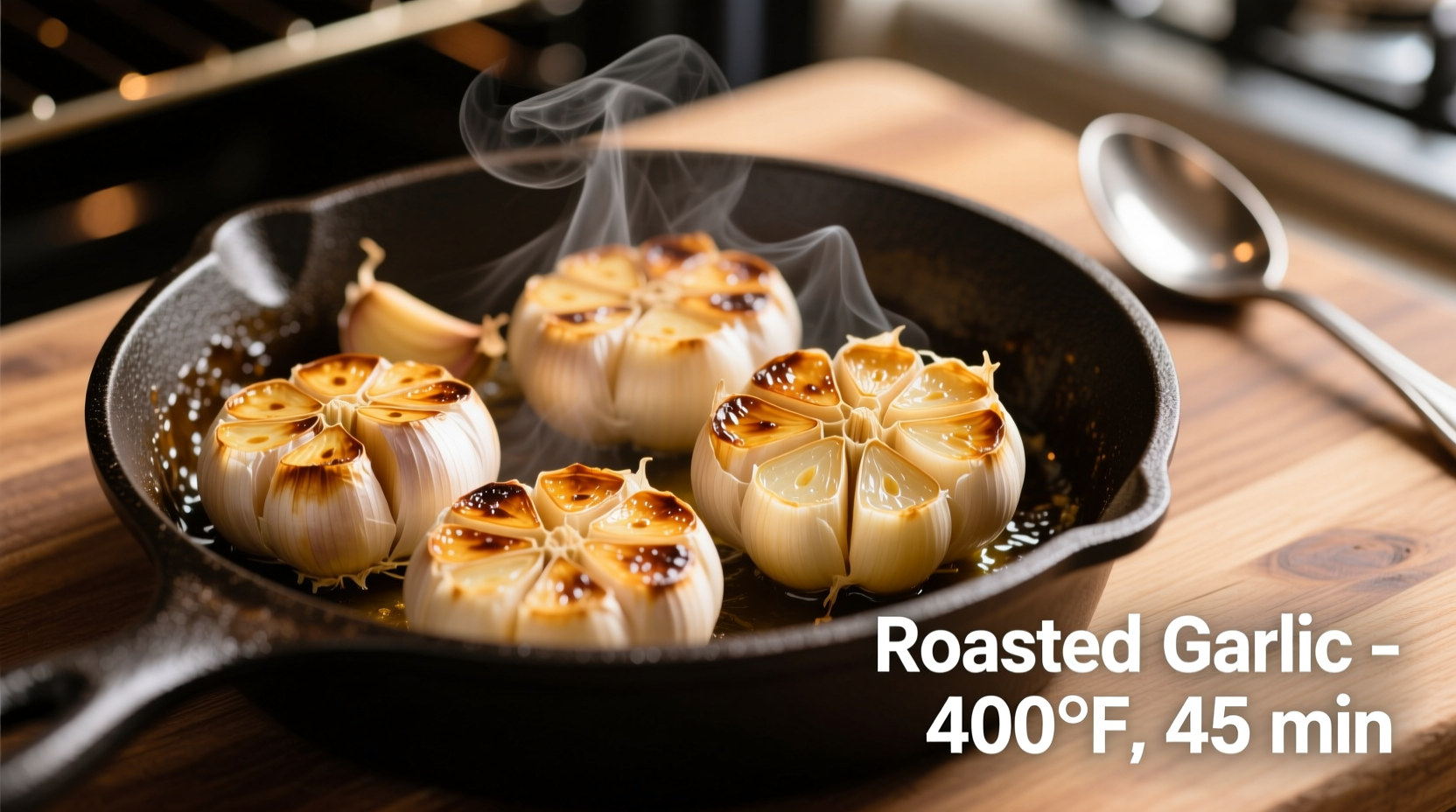 baking garlic cloves in oven