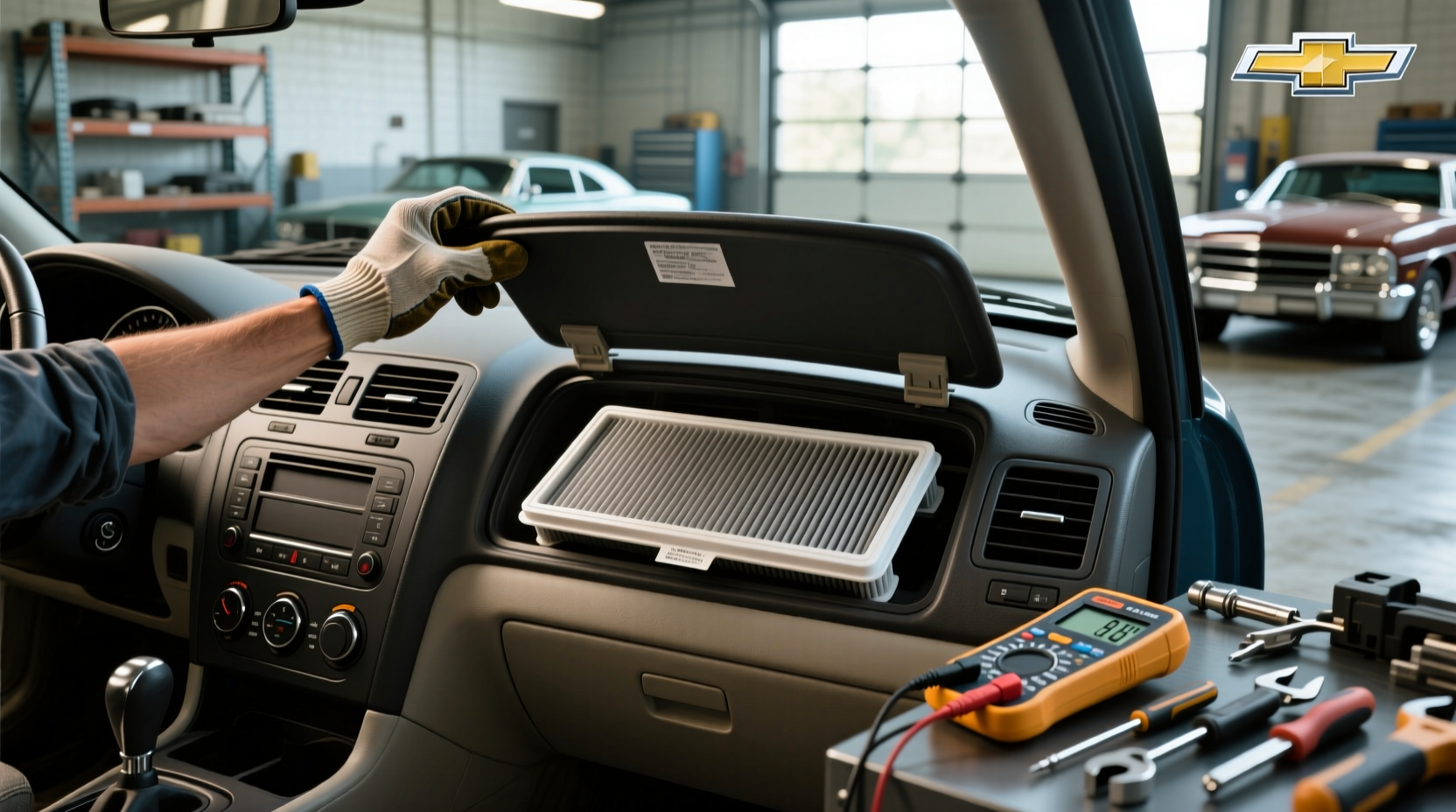 2006 cobalt cabin filter location replacement guide