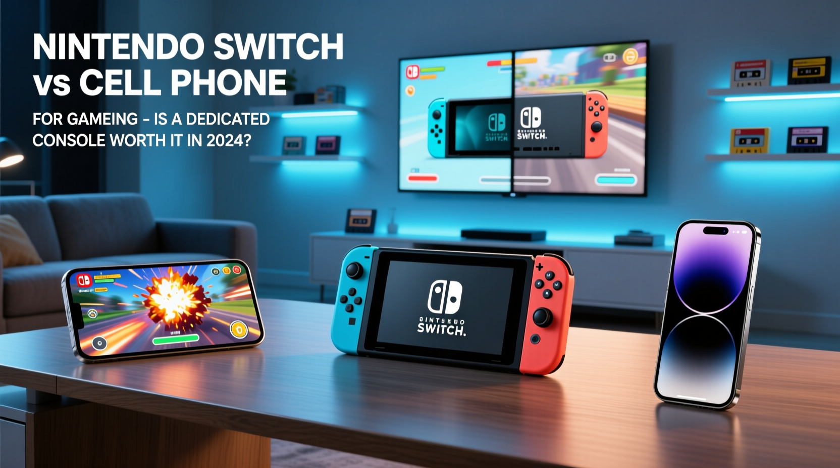 nintendo switch vs cell phone for gaming is a dedicated console really worth it in 2024