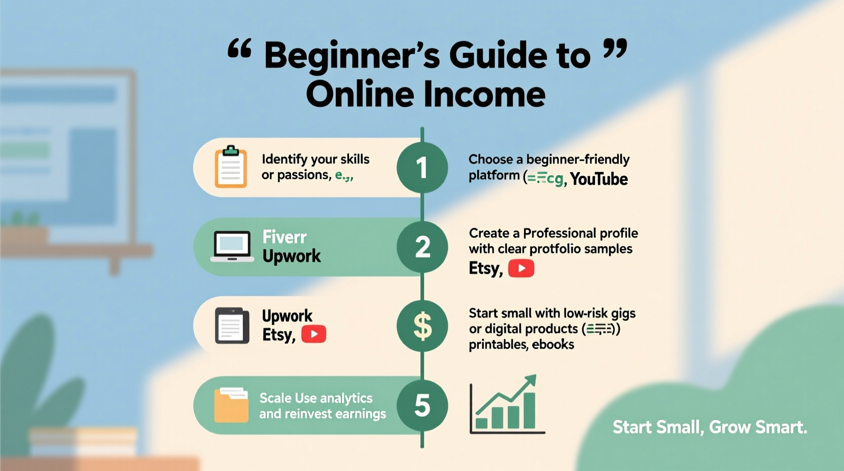 practical strategies to make money online from home a step by step guide for beginners