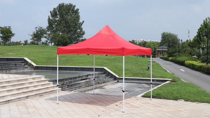 source 定制户外活动3x4.5米折叠式印花红色凉亭帐篷贸易展览 on m.
