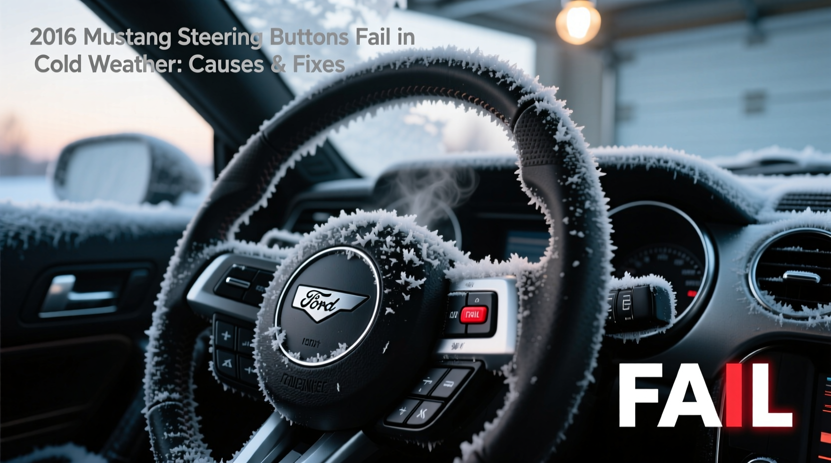 2016 mustang steering buttons cold weather