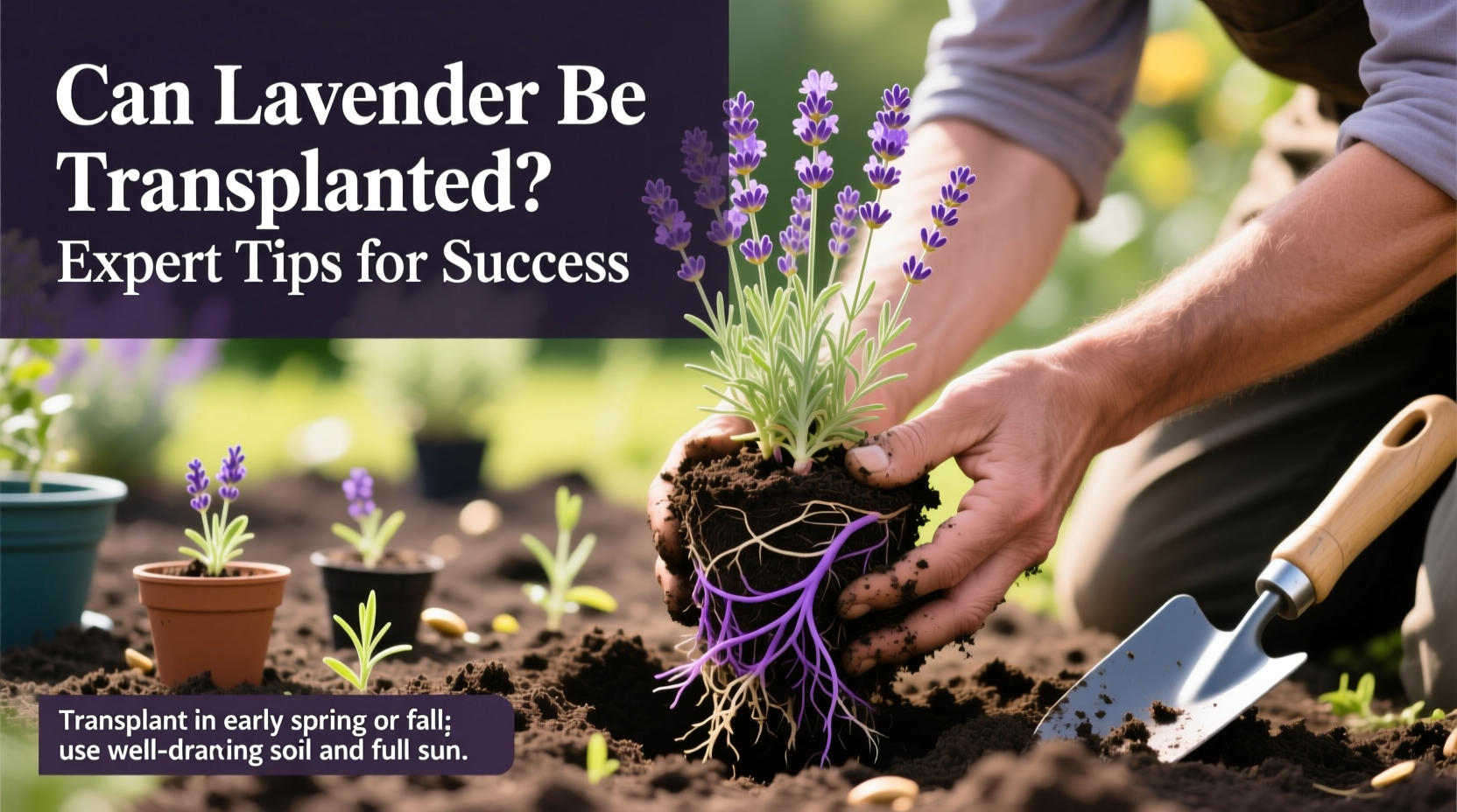 can lavender be transplanted
