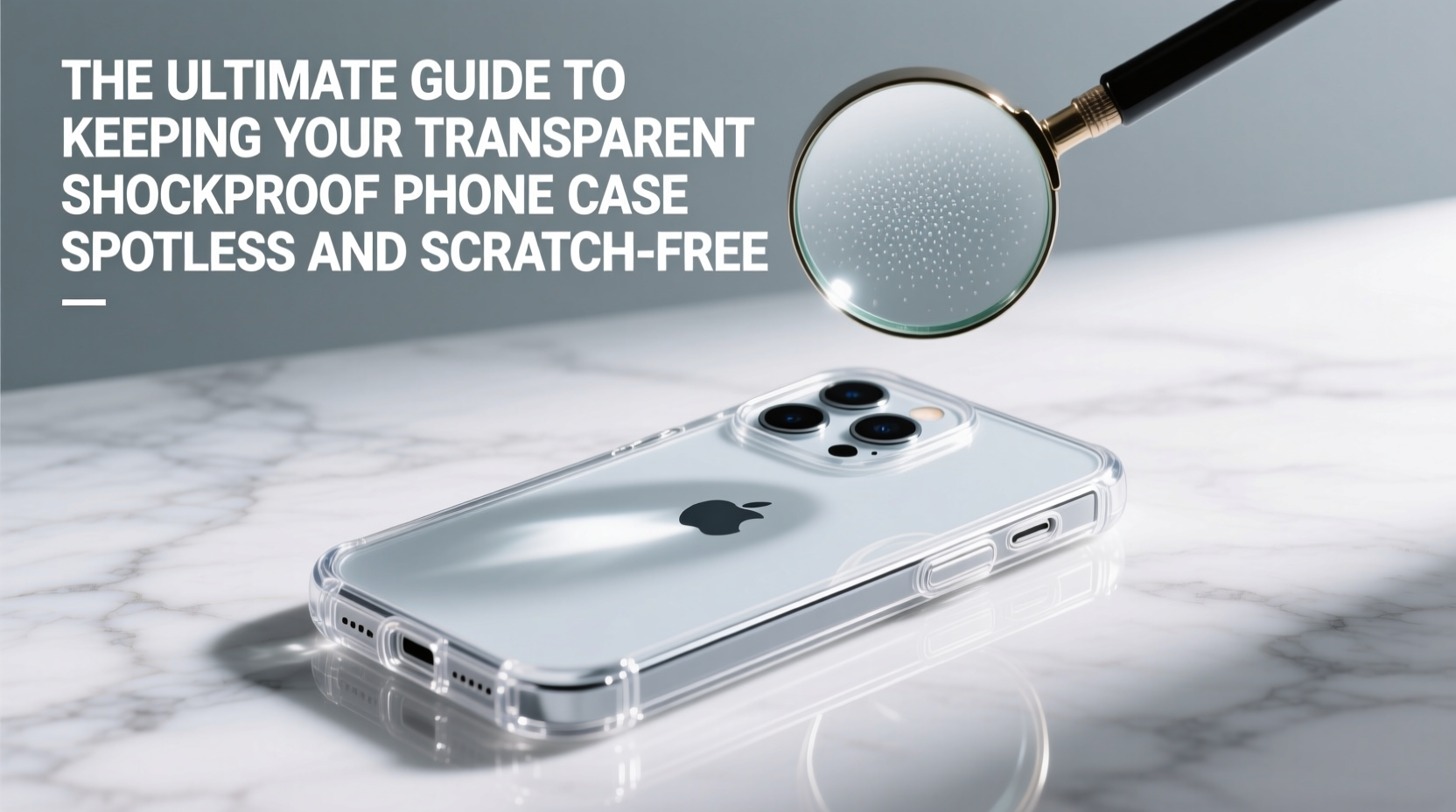 the ultimate guide to keeping your transparent shockproof phone case spotless and scratch free