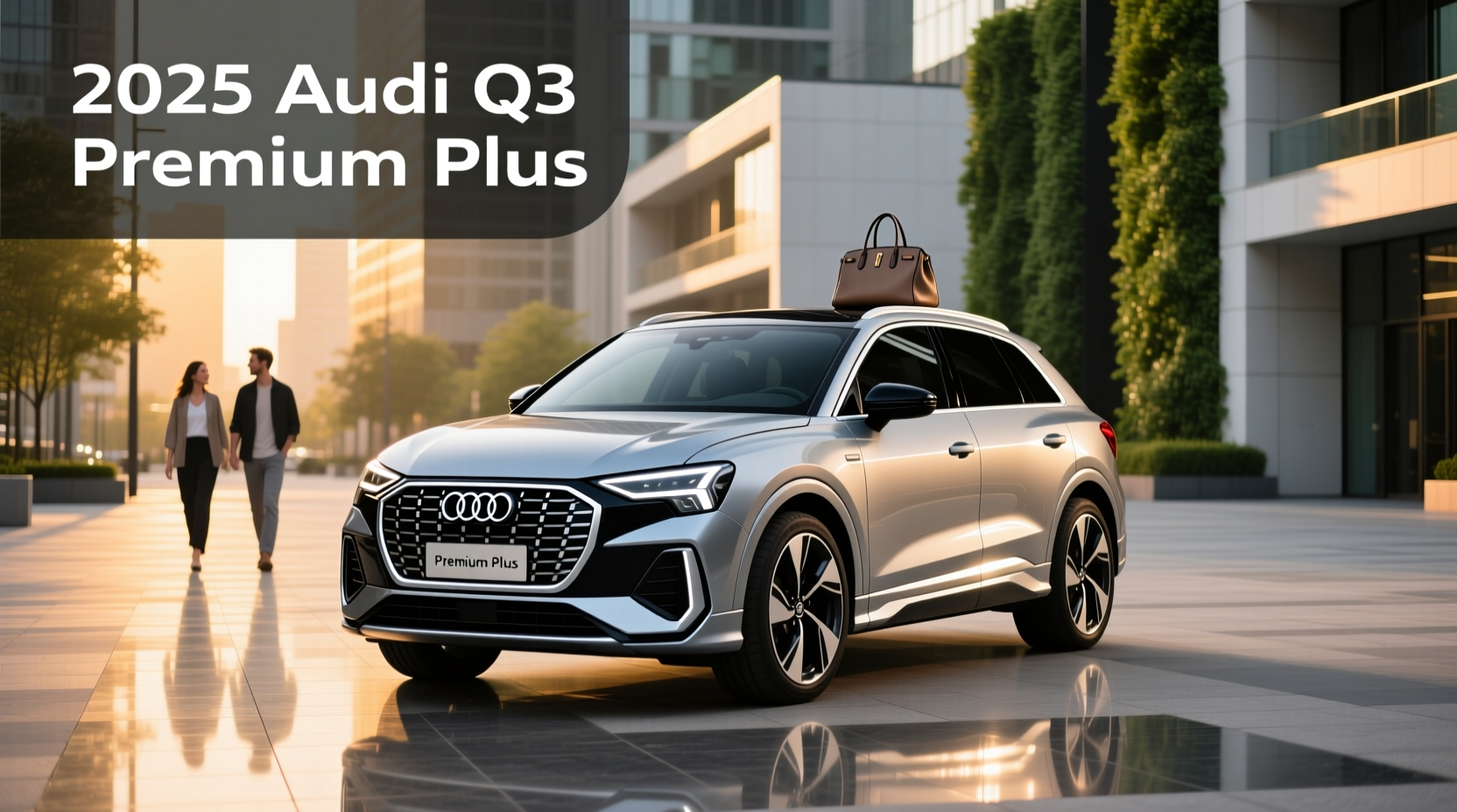 2025 Audi Q3 Premium Plus parked in daylight showing side profile