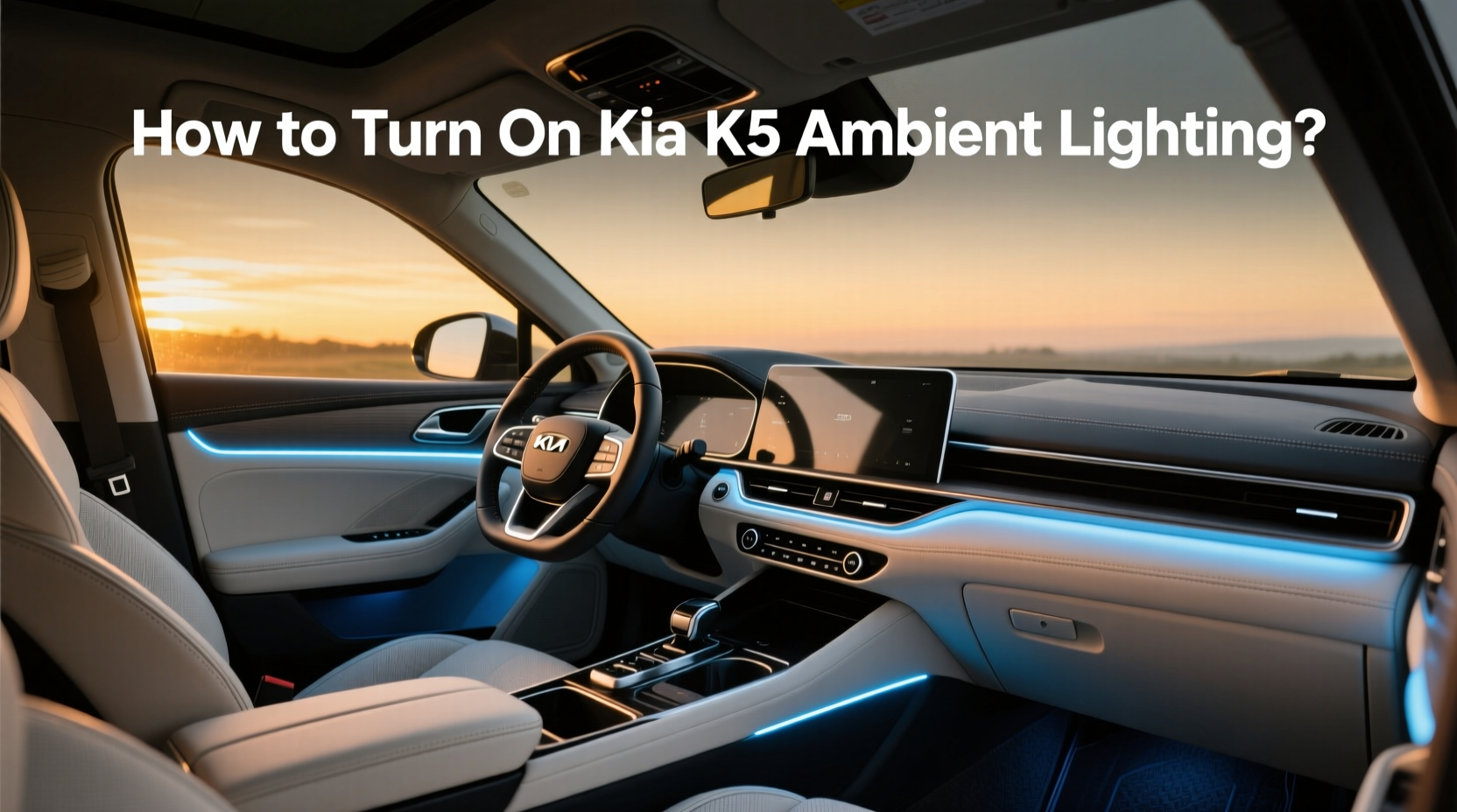 How to Turn on Kia K5 Ambient Lighting: A Complete Guide