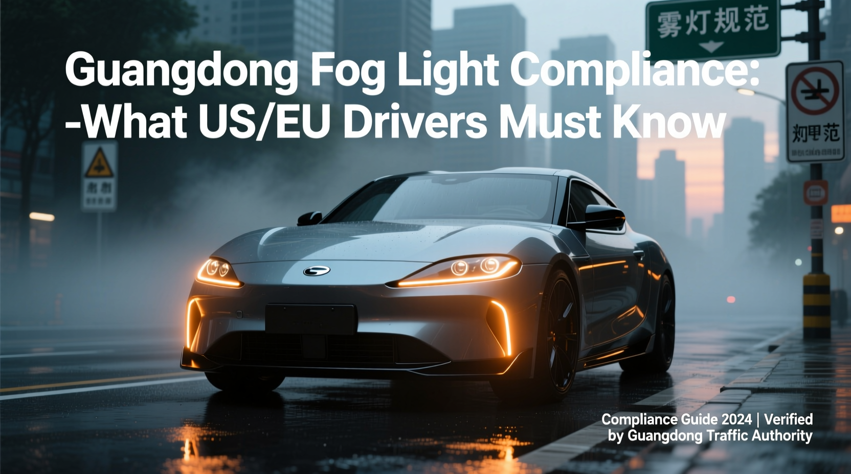 guangdong fog light compliance