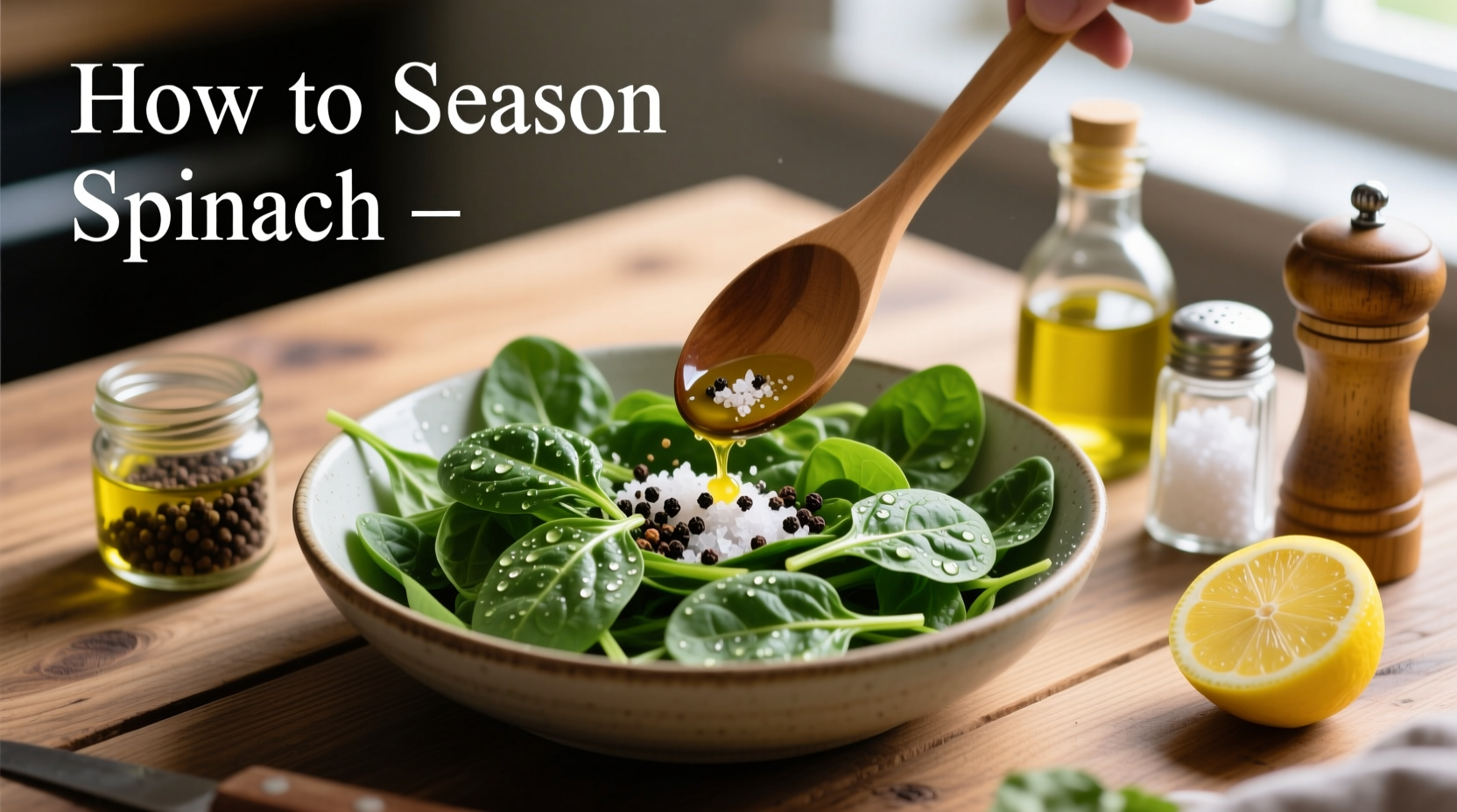 How to Season Spinach Perfectly: Chef's Timing Secrets