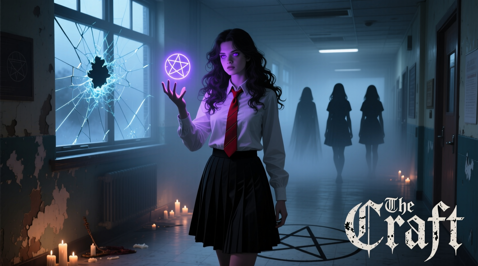 Contemporary fan art inspired by The Craft 1996 film