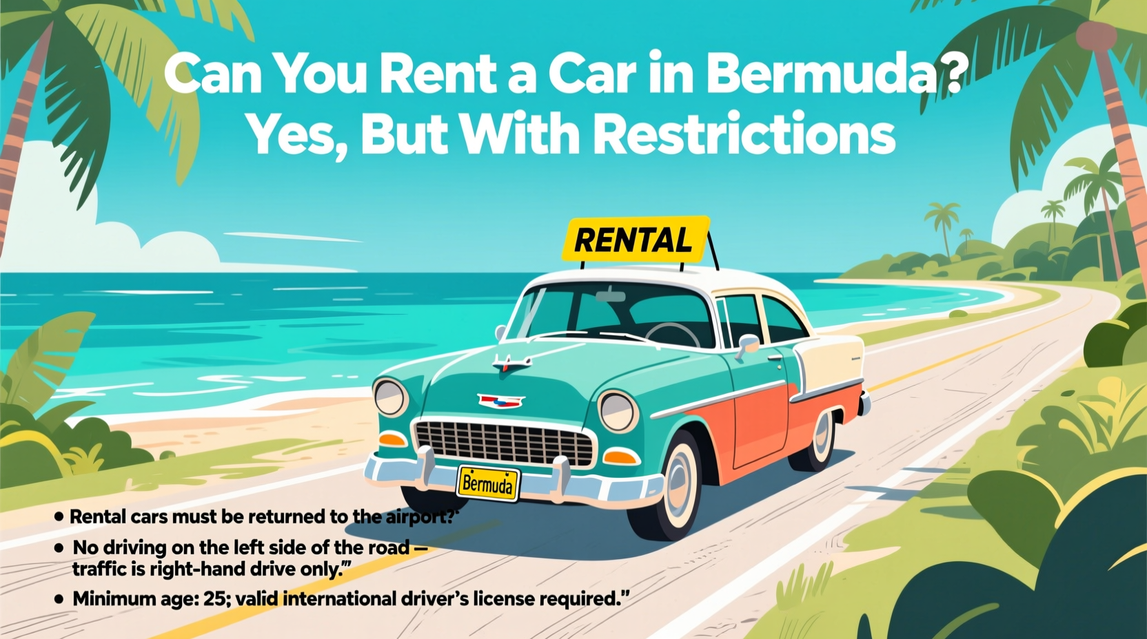 can you rent a car in bermuda