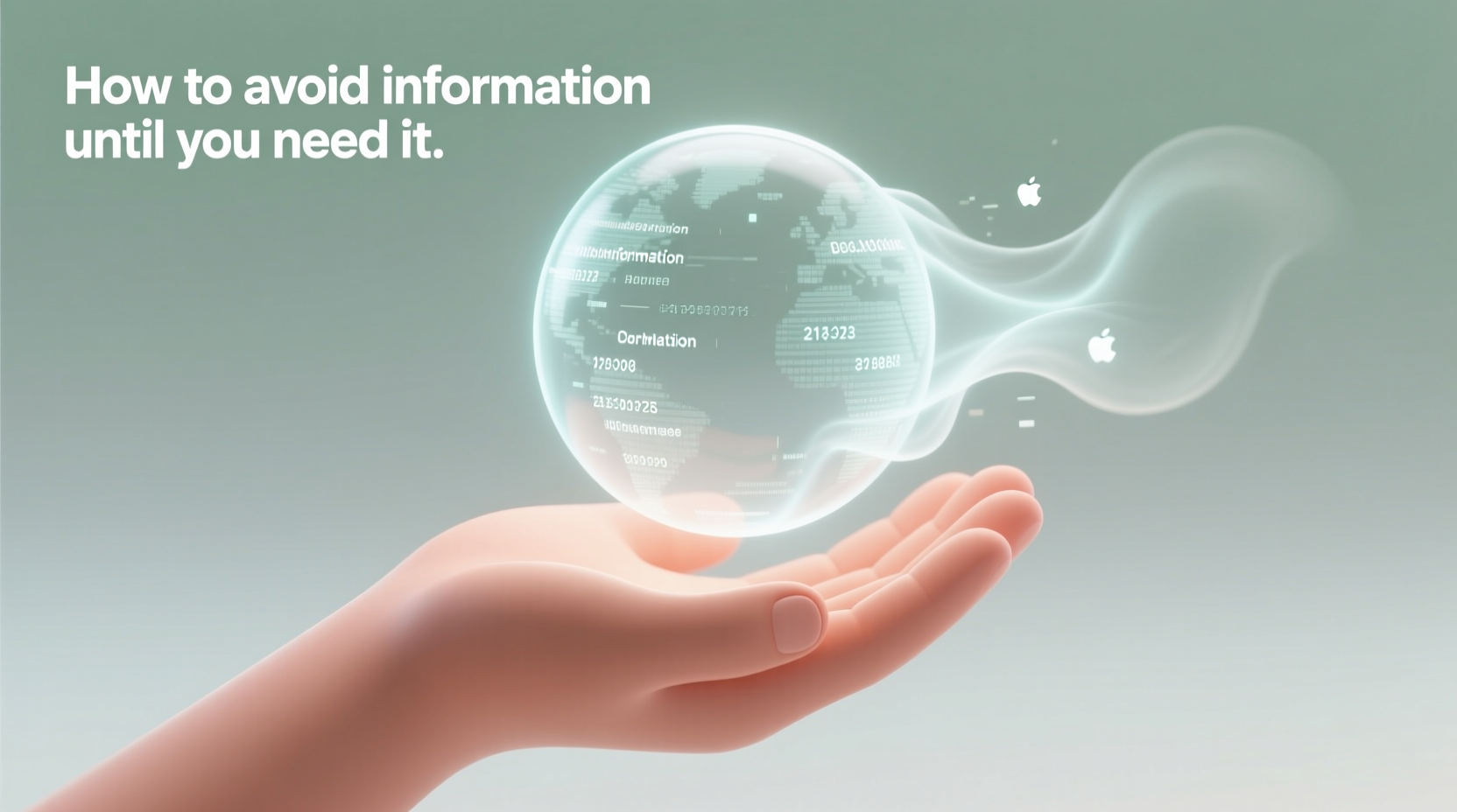 How to Avoid Information Until You Need It: A Cognitive Engineering Guide