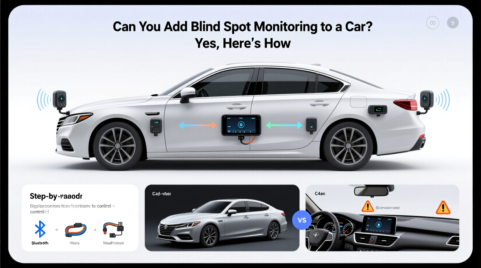 can you add blind spot monitoring to a car