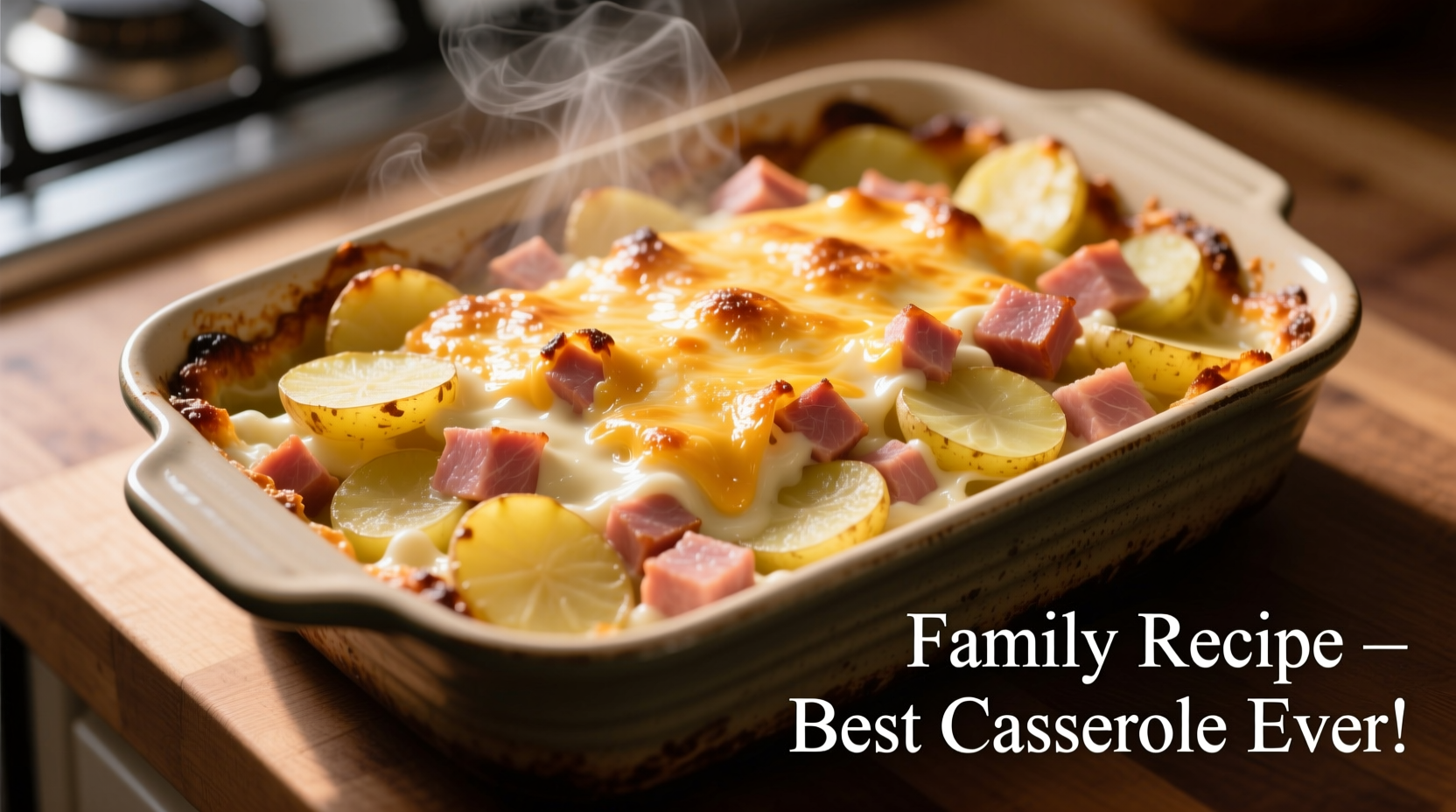 Perfect Ham Potato Cheese Casserole Recipe: Creamy & Crispy