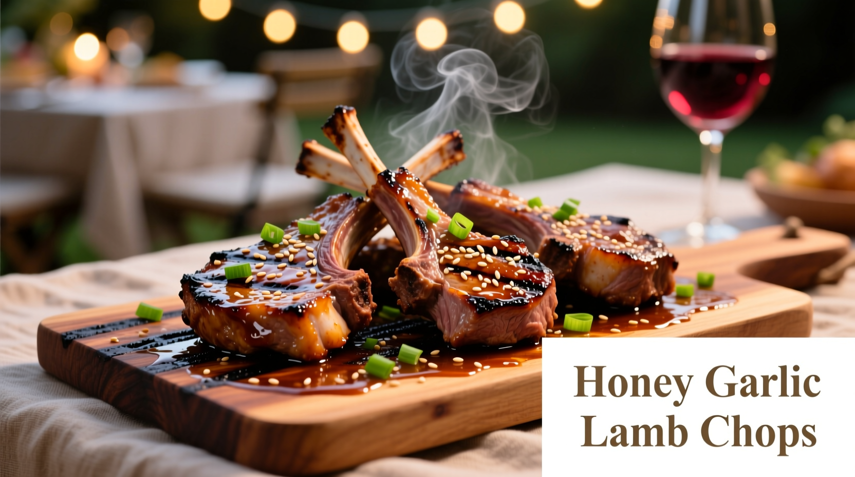 honey garlic lamb chops