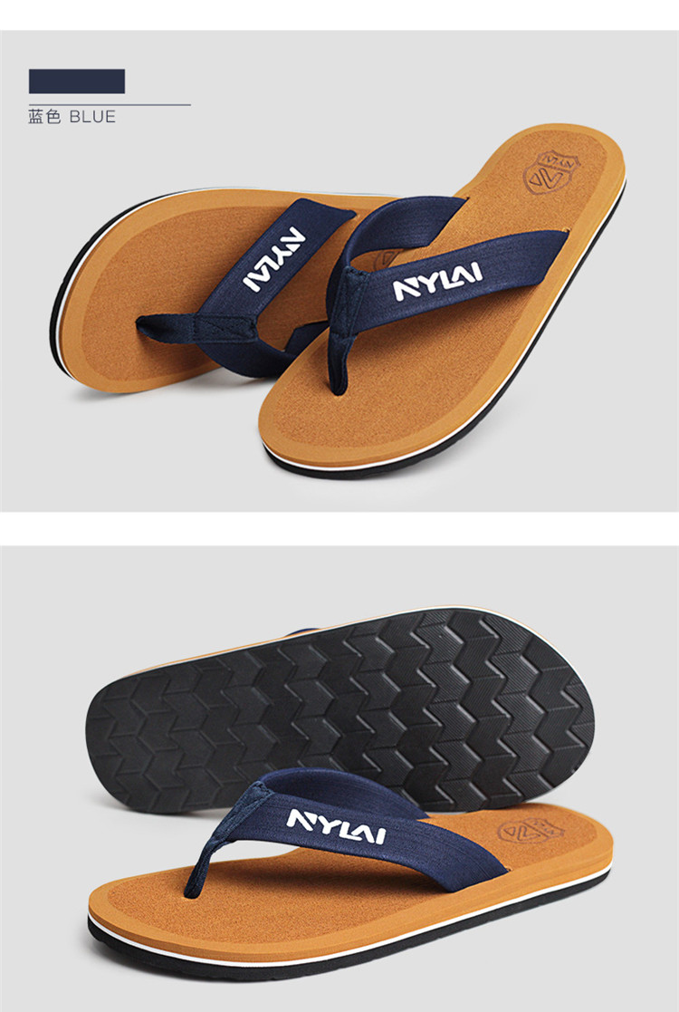 High Quality Non-slip Big Size Flip Flops Men Slippers Casual Men Beach Shoes