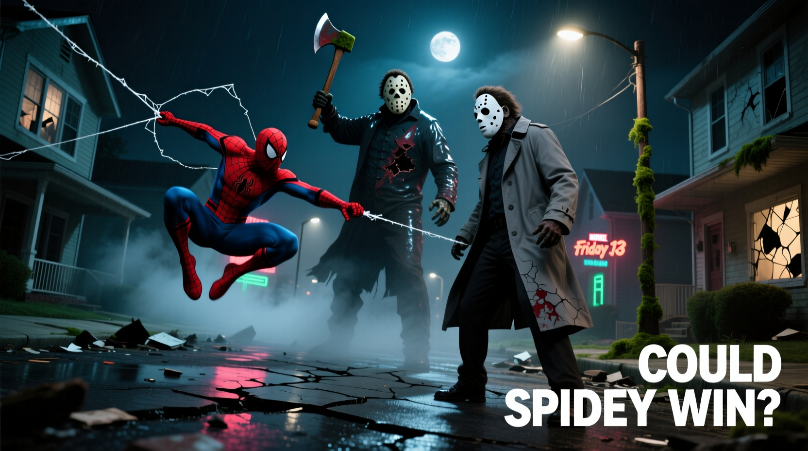 spider man vs michael myers could spidey actually beat him and jason